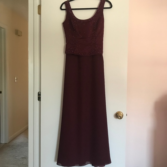 Michaelangelo Beaded Formal Maxi Dress - Picture 4 of 15